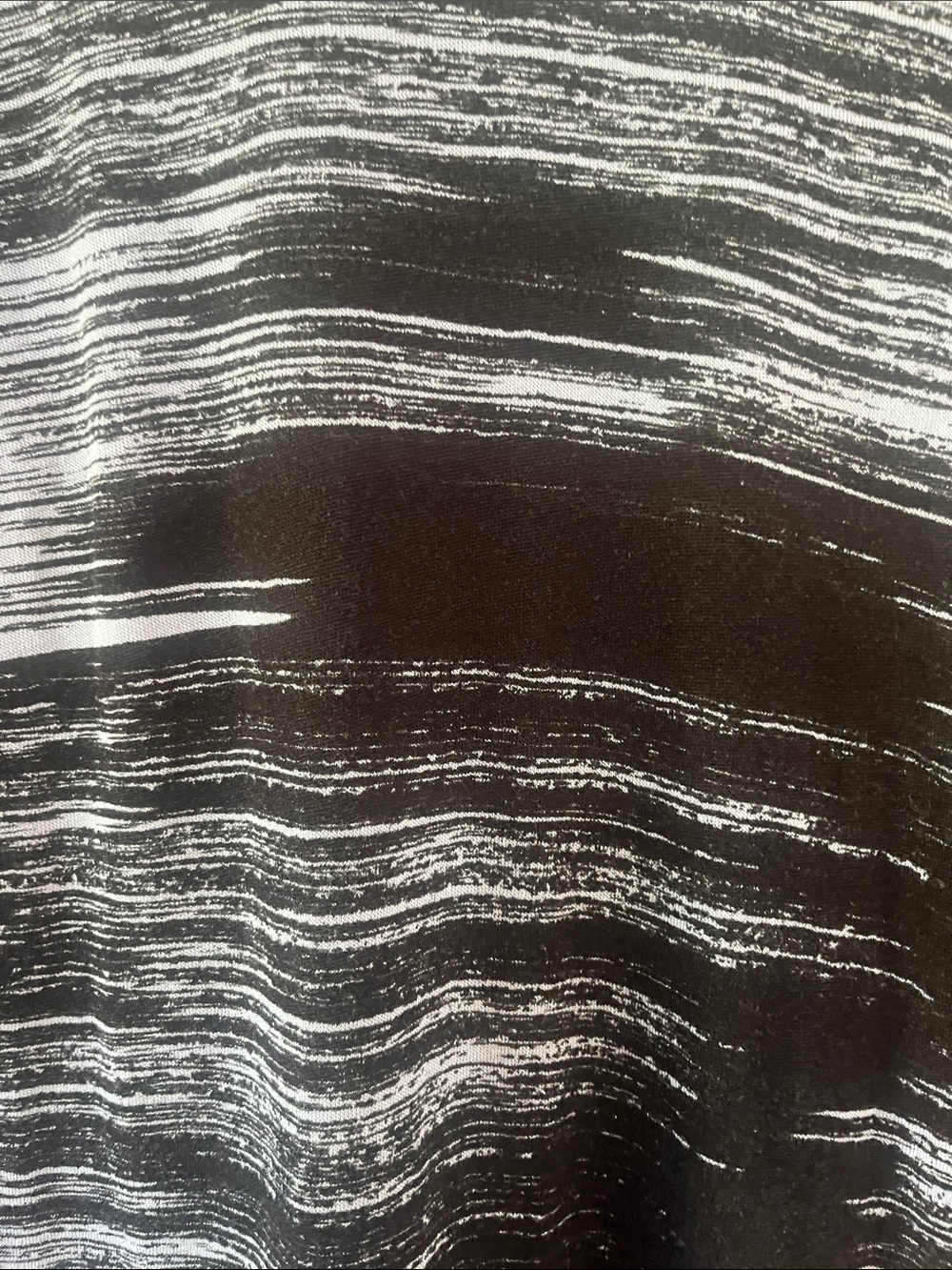 Philosophy Black & White Brushstroke Stripe Long Sleeve Tee - Picture 3 of 8